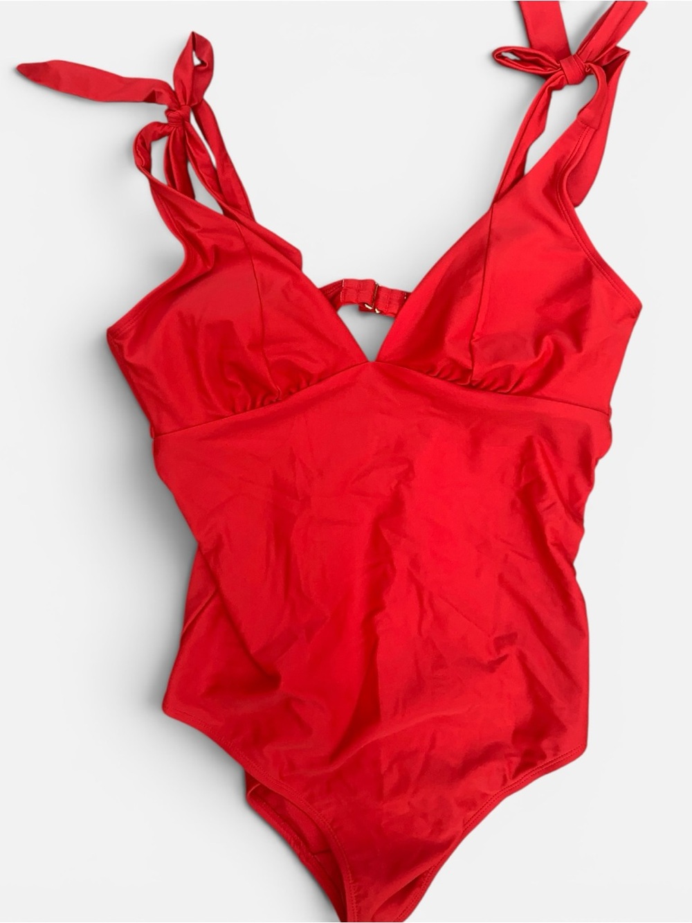 Shade & Shore Bright Red Swim One-Piece XL